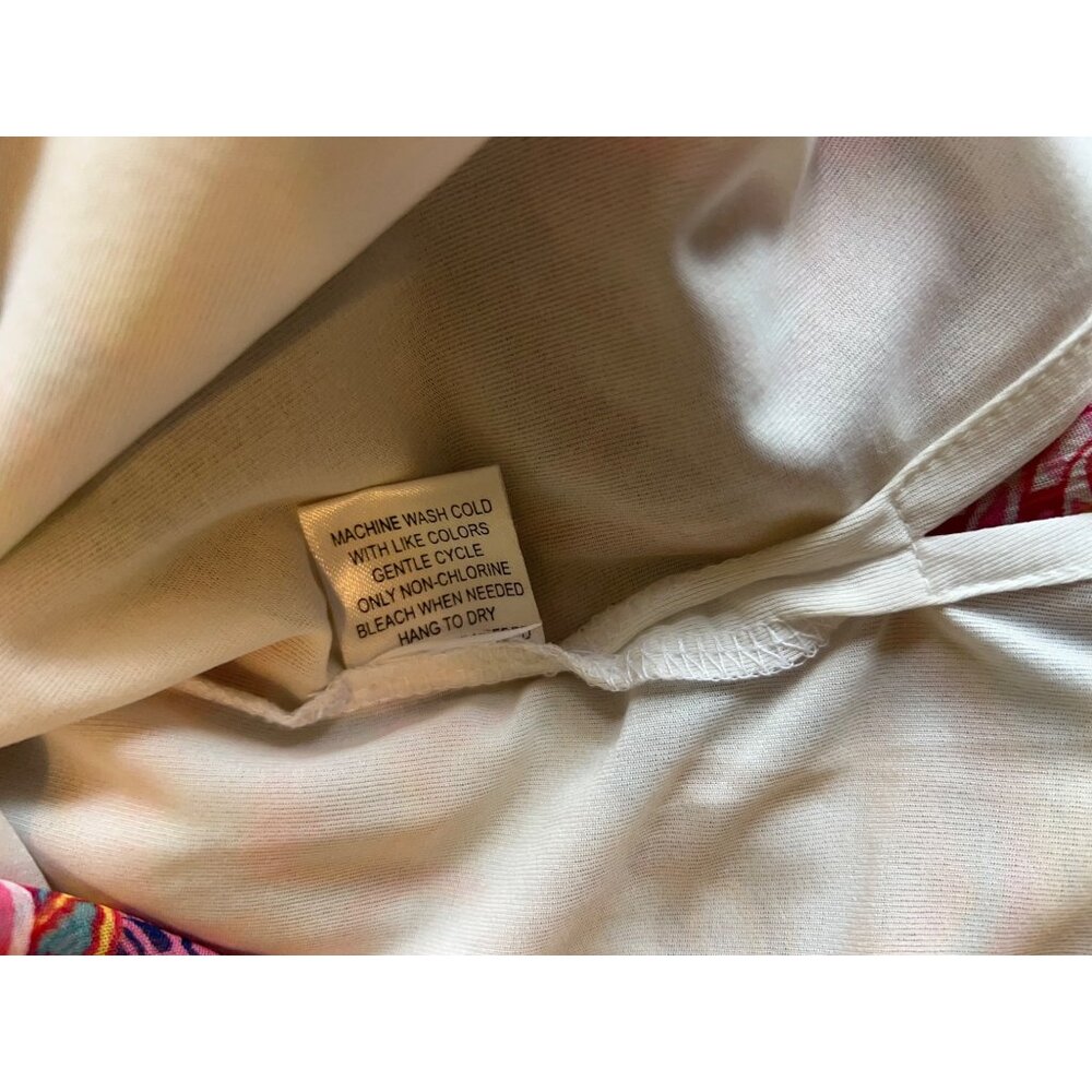 Vintage 90’s Chadwick’s Floral Maxi Skirt Sz Large Elastic Waist Sheer Cottage F - Picture 7 of 9